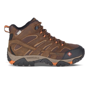 Bottes de Securite Merrell Moab Vertex Mid Waterproof SR Marron Homme | L.D.IQKU